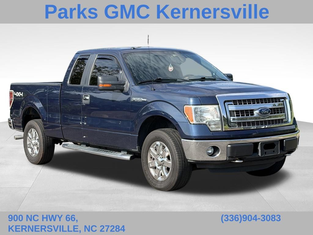 Blue 2013 Ford F-150 Pickup Truck Four-Wheel Drive 6-Speed Automatic