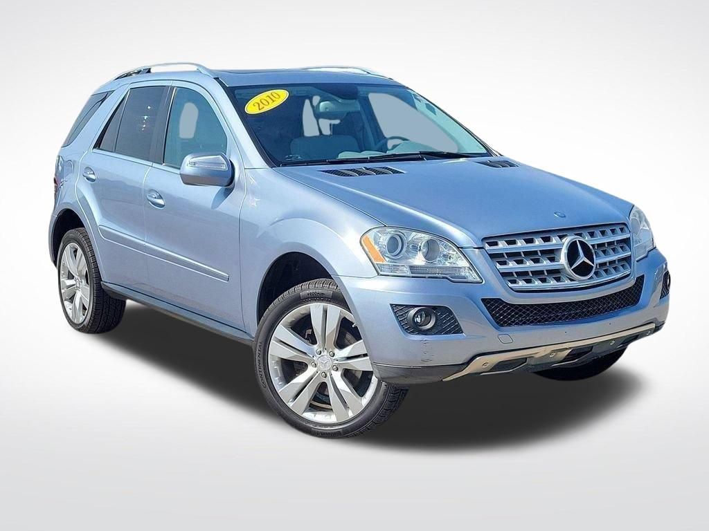 Alpine Rain Metallic 2010 Mercedes-Benz M-Class SUV / Crossover All-Wheel Drive 7-Speed Automatic