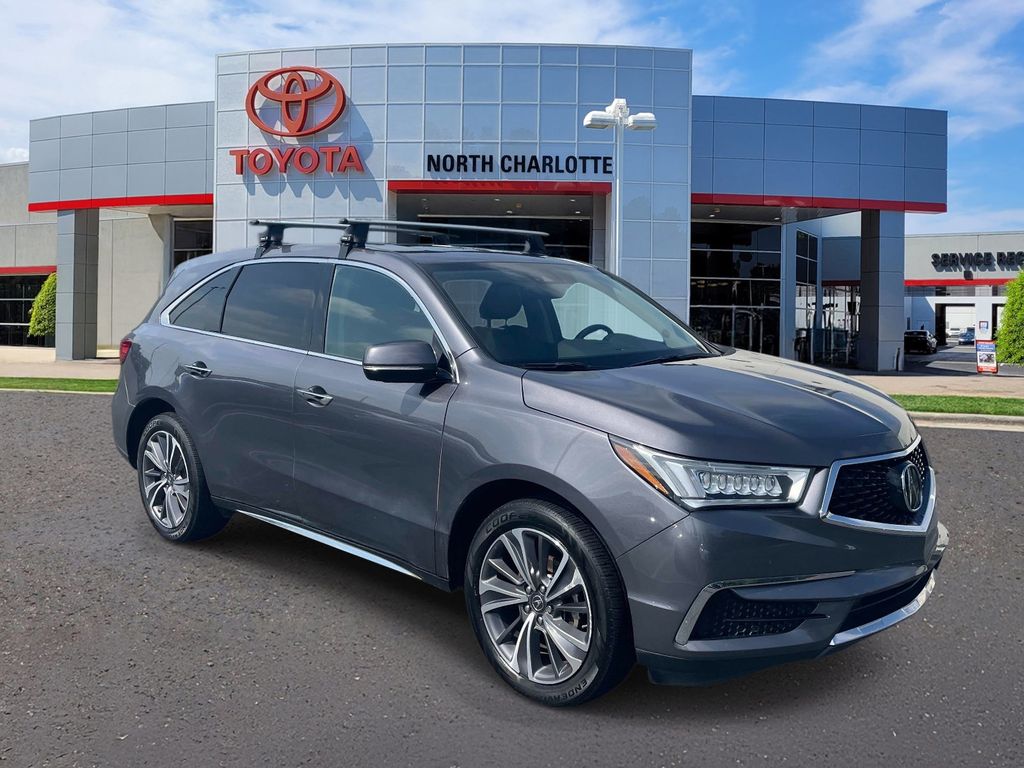 Gray (Modern Steel Metallic) 2019 Acura MDX SUV / Crossover All-Wheel Drive 9-Speed Automatic