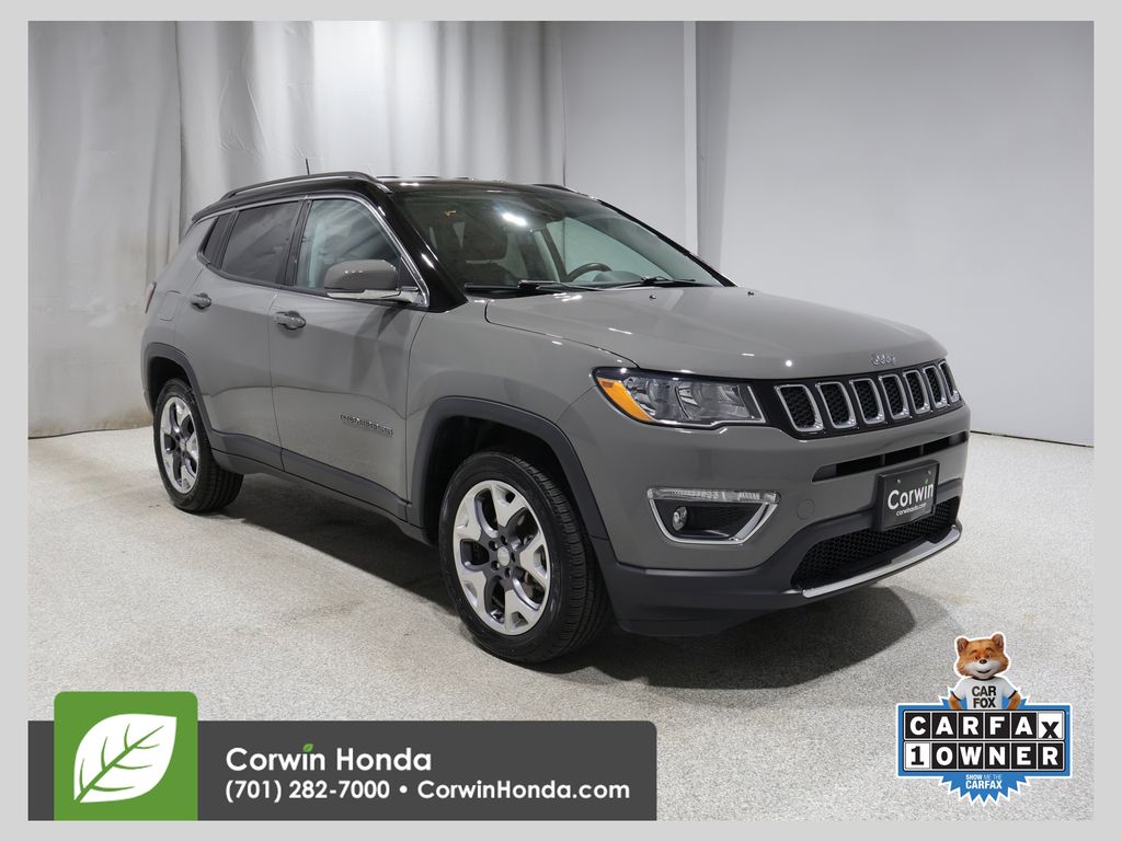 Sting-Gray Clearcoat 2020 Jeep Compass SUV / Crossover Four-Wheel Drive 9-Speed Automatic