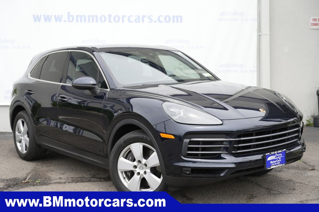 Blue 2021 Porsche Cayenne SUV / Crossover All-Wheel Drive 8-Speed Automatic
