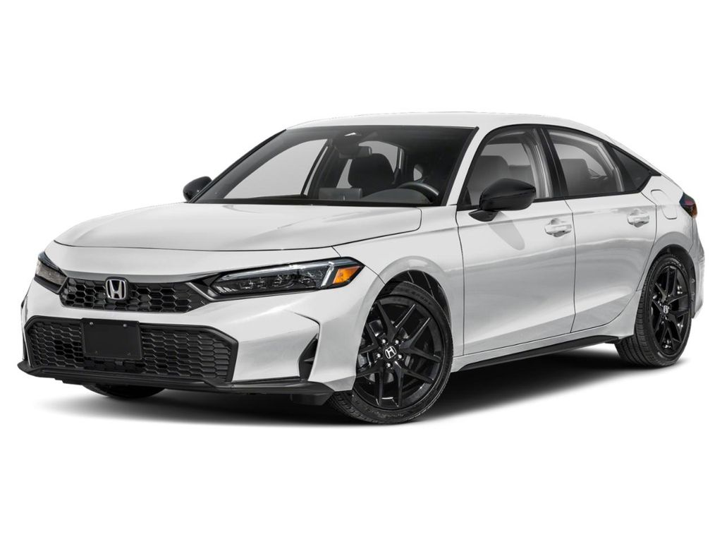 Platinum White Pearl 2026 Honda Civic Hatchback Hatchback Front-Wheel Drive Continuously Variable Transmission