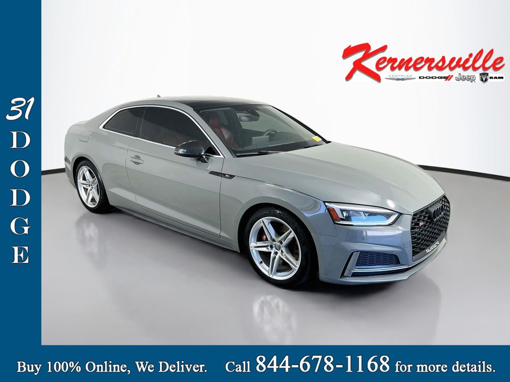 Gray 2019 Audi S5 Coupe All-Wheel Drive Automatic