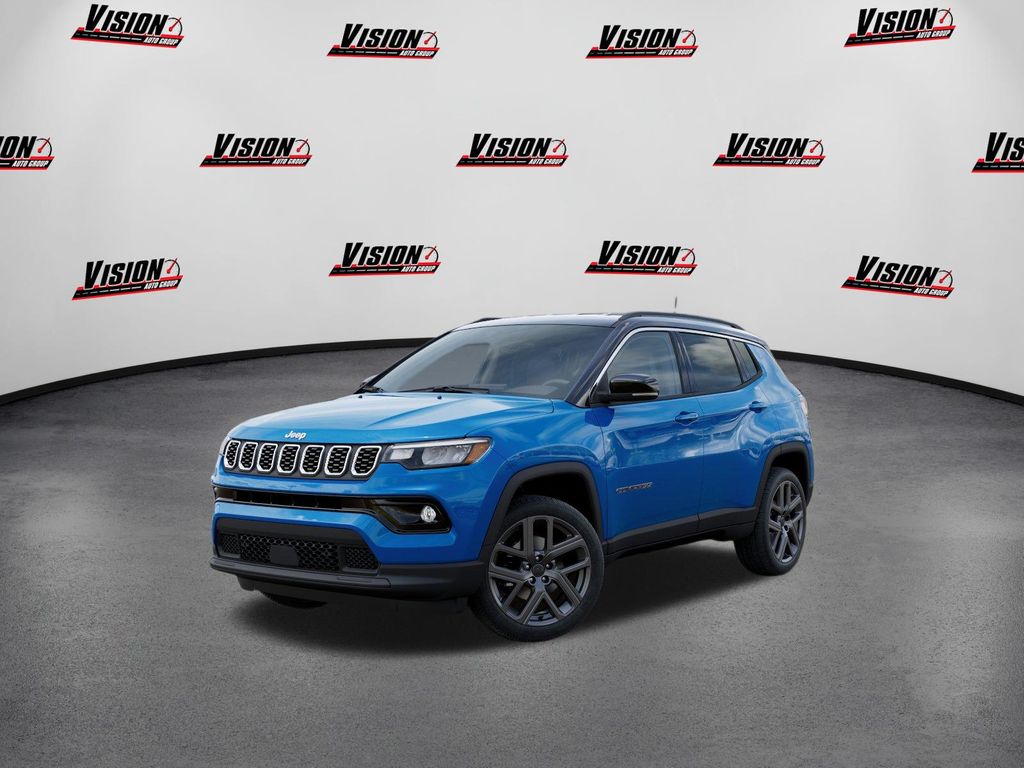 Hydro Blue Pearlcoat 2026 Jeep Compass SUV / Crossover Four-Wheel Drive 8-Speed Automatic
