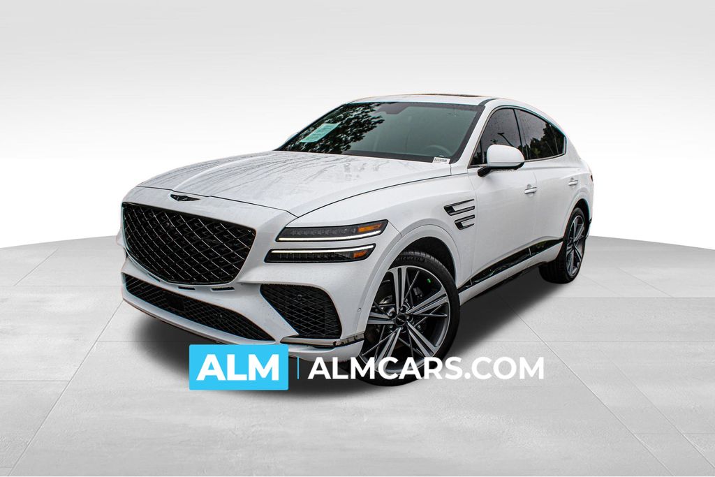 Alta White 2025 Genesis GV80 Coupe 3.5T E-SC AWD Coupe All-Wheel Drive 8-Speed Automatic