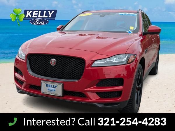 Red 2017 Jaguar F-PACE 35t R-Sport AWD SUV / Crossover All-Wheel Drive