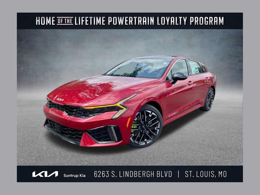 Runway Red 2026 Kia K5 GT FWD Sedan Front-Wheel Drive 8-Speed Dual Clutch