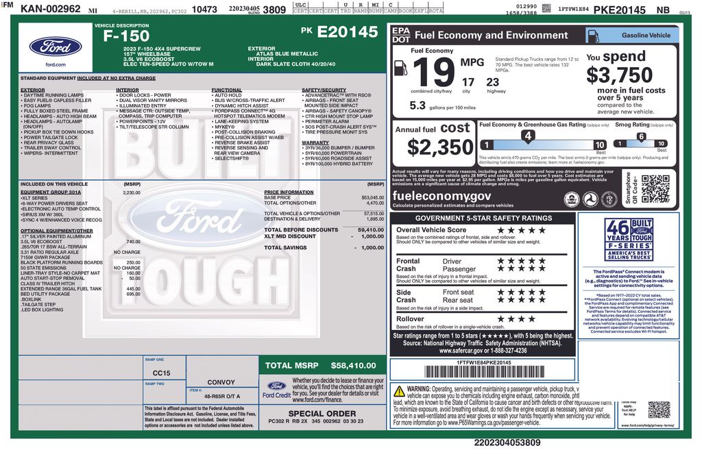 Used 2023 Ford F-150 Truck