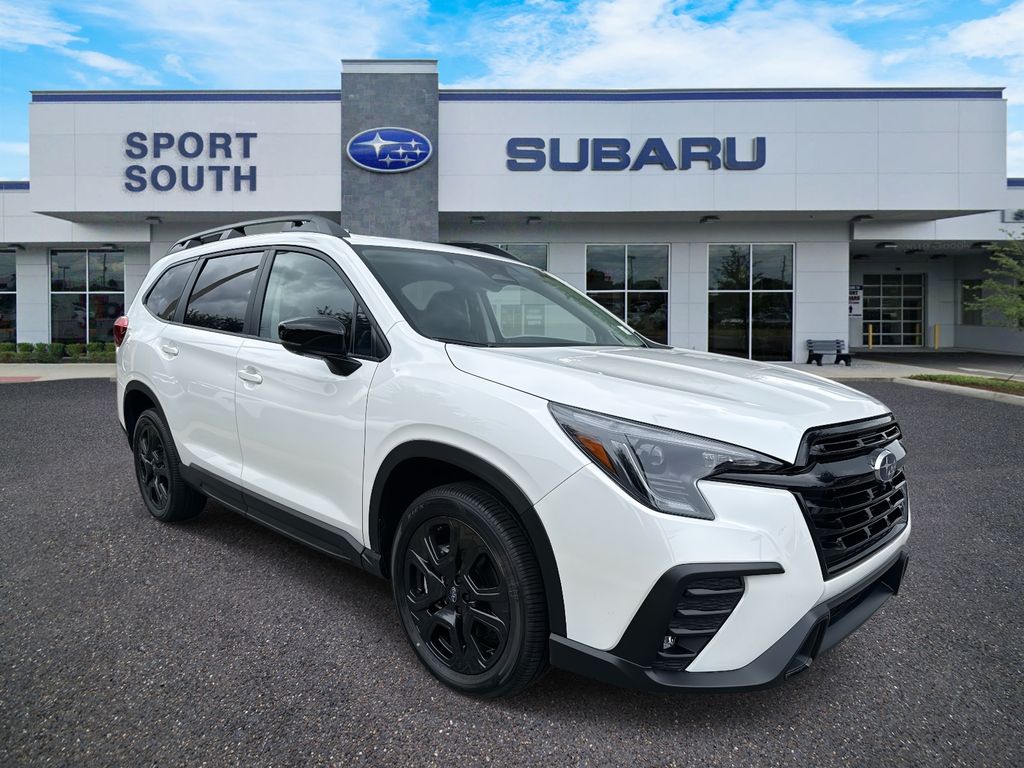 Crystal White Pearl 2025 Subaru Ascent Onyx Edition Touring AWD SUV / Crossover All-Wheel Drive Continuously Variable Transmission