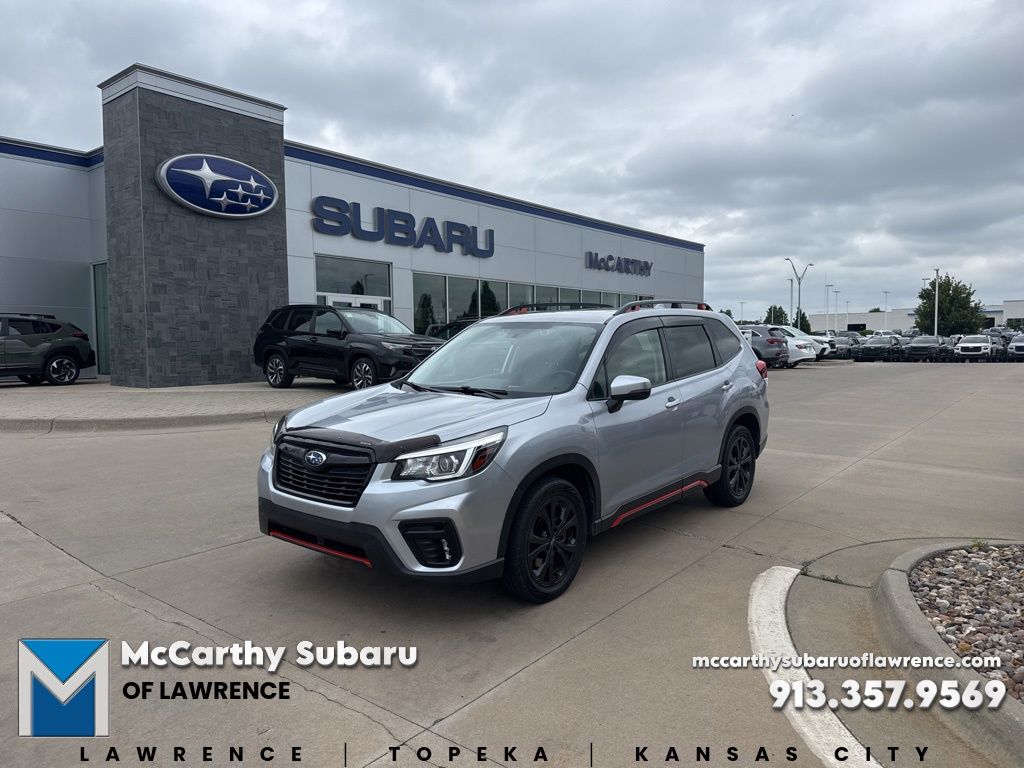Ice Silver Metallic 2019 Subaru Forester SUV / Crossover All-Wheel Drive Continuously Variable Transmission