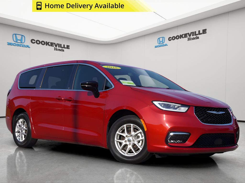 Red Hot Pearlcoat 2025 Chrysler Pacifica Select FWD Minivan Front-Wheel Drive 9-Speed Automatic