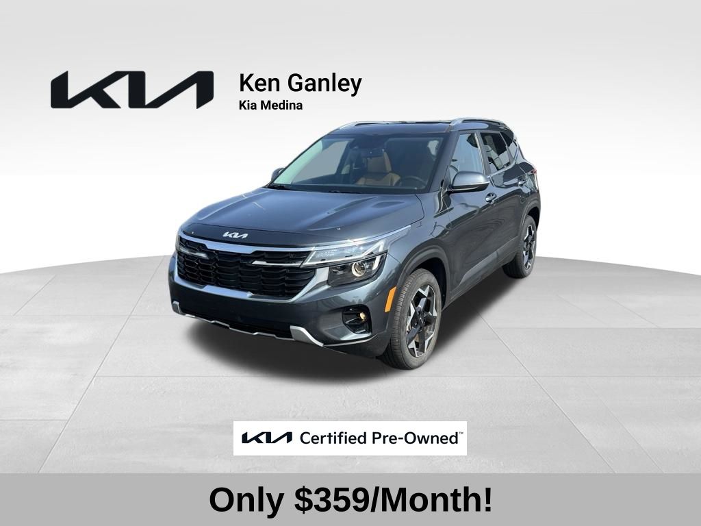 Gray 2024 Kia Seltos SUV / Crossover All-Wheel Drive Continuously Variable Transmission
