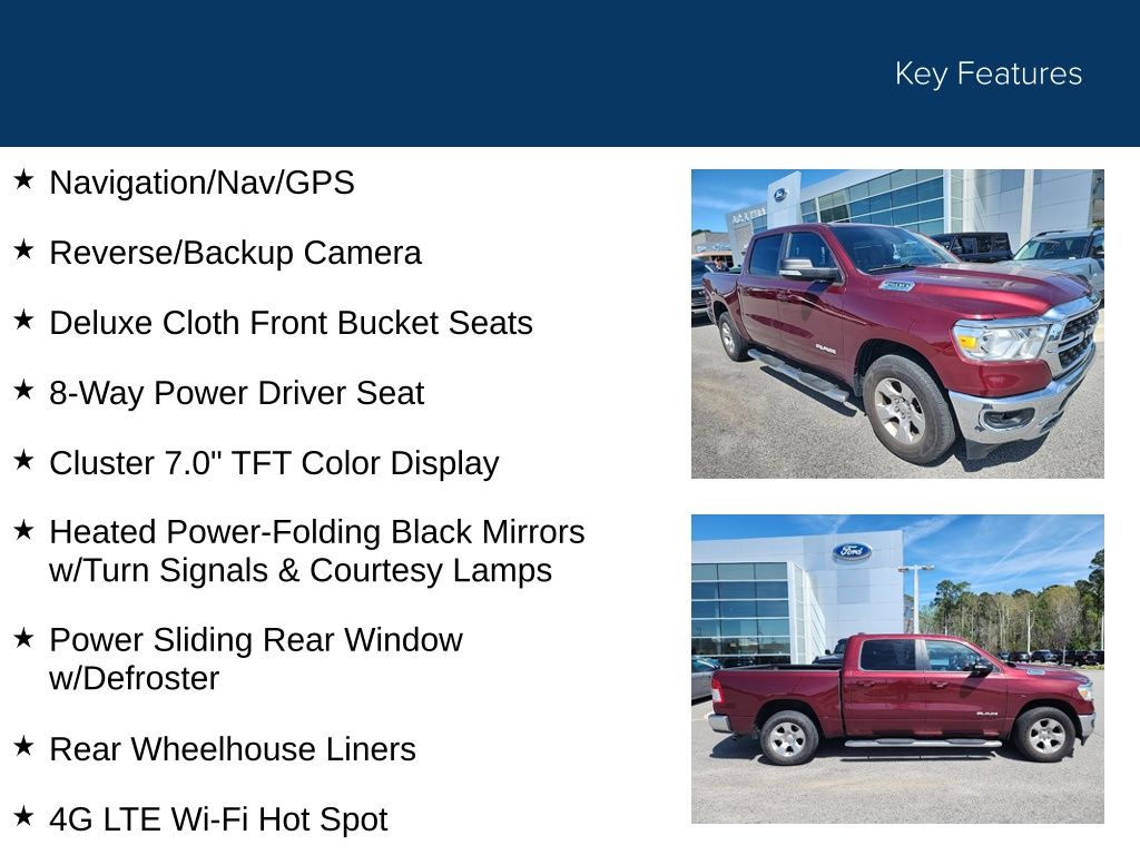 2022 Ram 1500 Big Horn Crew Cab 4x2 5'7" Box