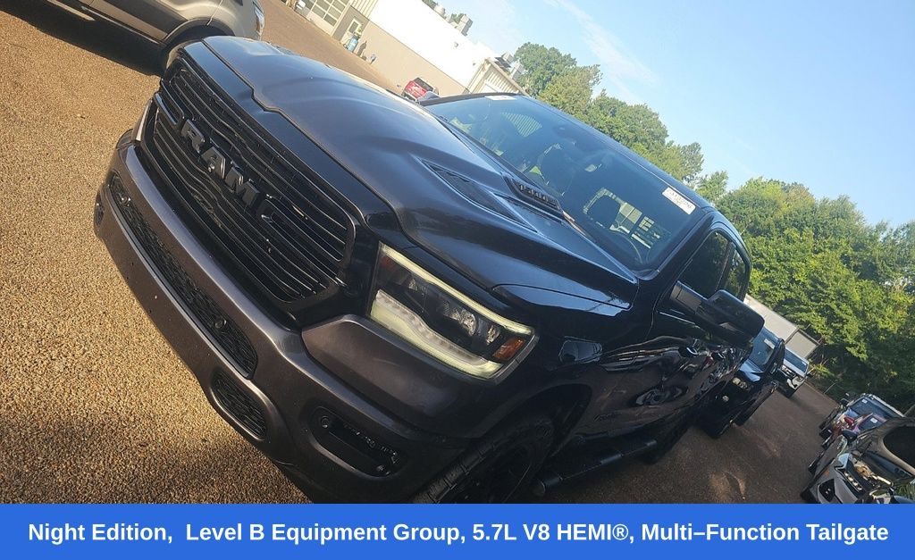 Gray (Granite Crystal Metallic Clearcoat) 2024 RAM 1500 Pickup Truck Four-Wheel Drive 8-Speed Automatic