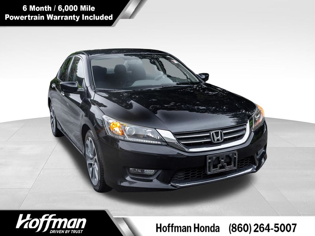 Crystal Black Pearl 2015 Honda Accord Sedan Front-Wheel Drive Continuously Variable Transmission
