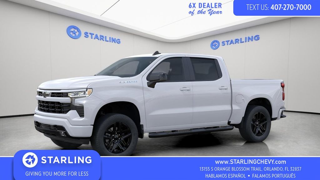 Summit White 2026 Chevrolet Silverado 1500 Pickup Truck 4X2 8-Speed Automatic