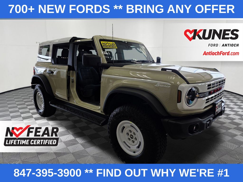 Desert Sand 2026 Ford Bronco Heritage Edition 4-Door 4WD SUV / Crossover Four-Wheel Drive Automatic