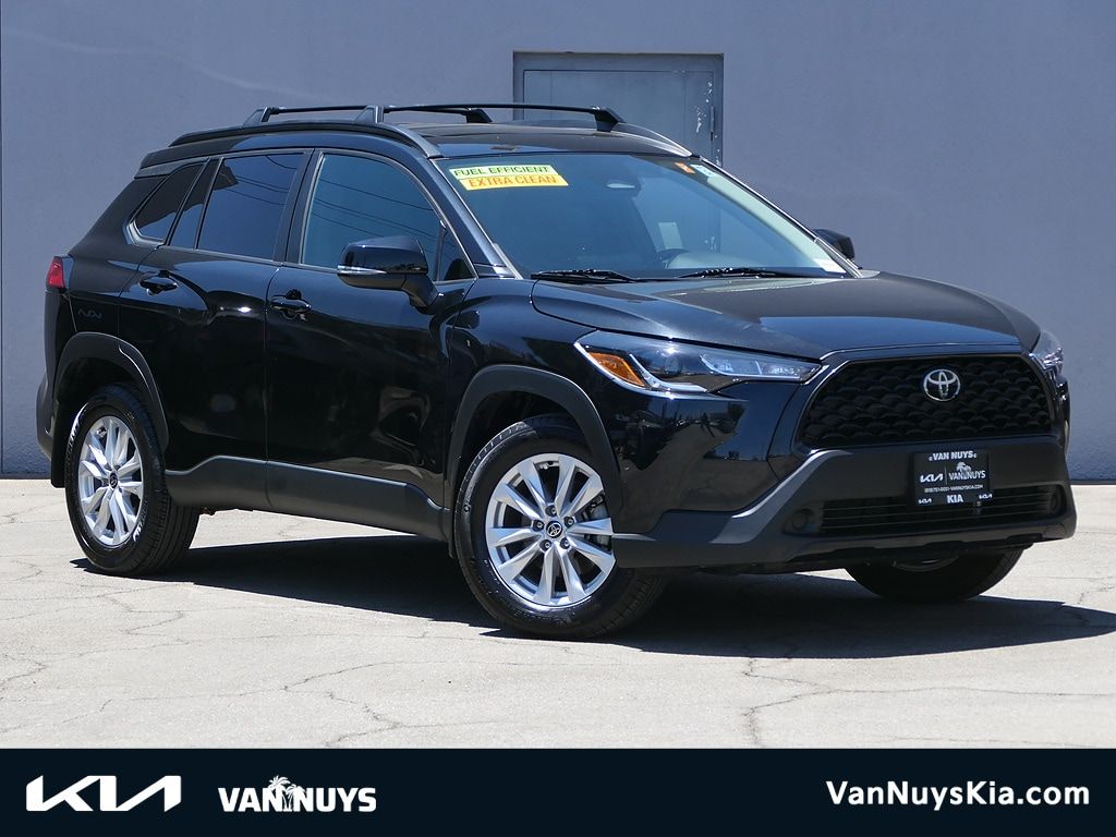 Jet Black 2024 Toyota Corolla Cross SUV / Crossover All-Wheel Drive Continuously Variable Transmission