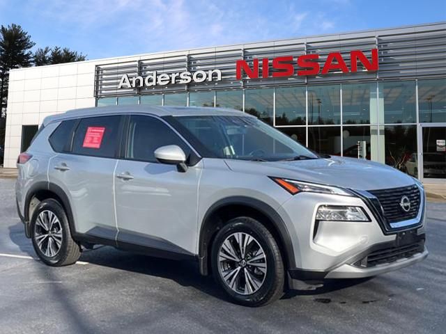 Brilliant Silver Metallic 2023 Nissan Rogue SV AWD SUV / Crossover All-Wheel Drive Continuously Variable Transmission