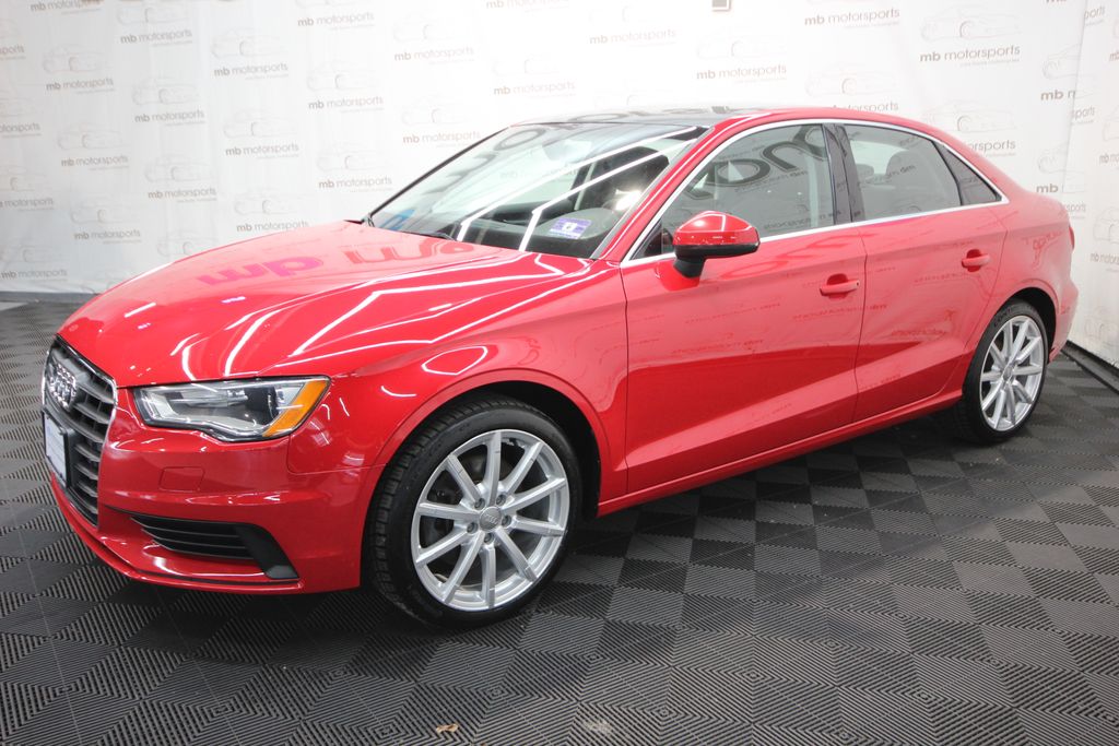 Brilliant Red 2015 Audi A3 Sedan All-Wheel Drive 6-Speed Dual Clutch