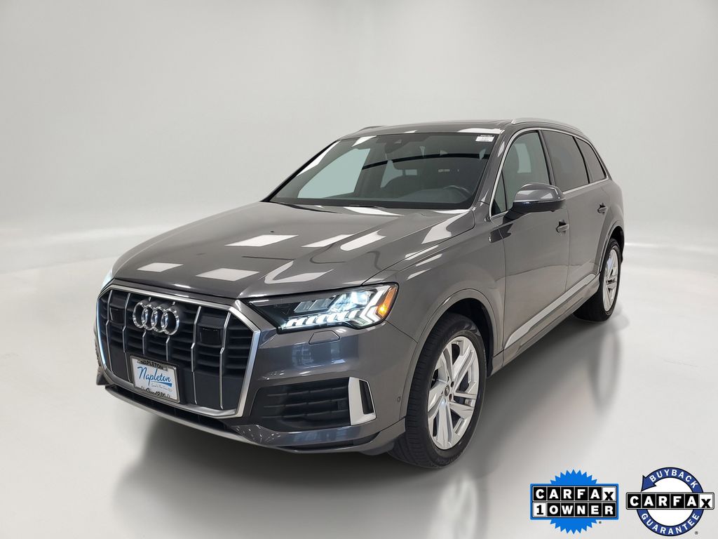 Gray Metallic 2023 Audi Q7 SUV / Crossover All-Wheel Drive 8-Speed Automatic