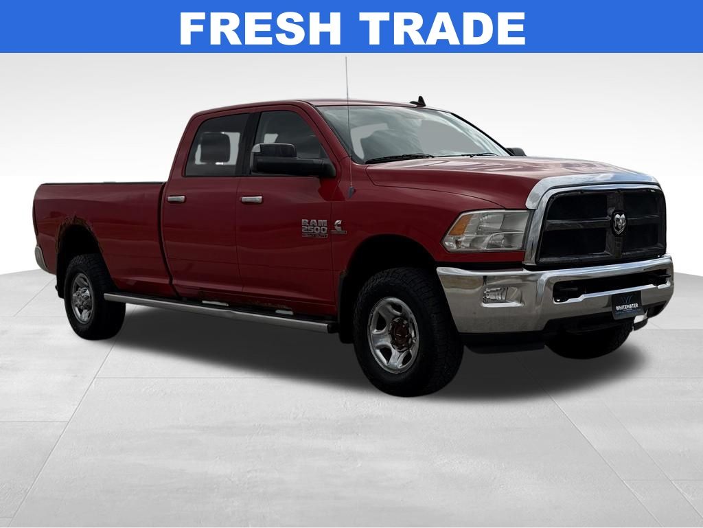 Flame Red Clearcoat 2013 RAM 2500 SLT Crew Cab LB 4WD Pickup Truck Four-Wheel Drive 6-Speed Automatic