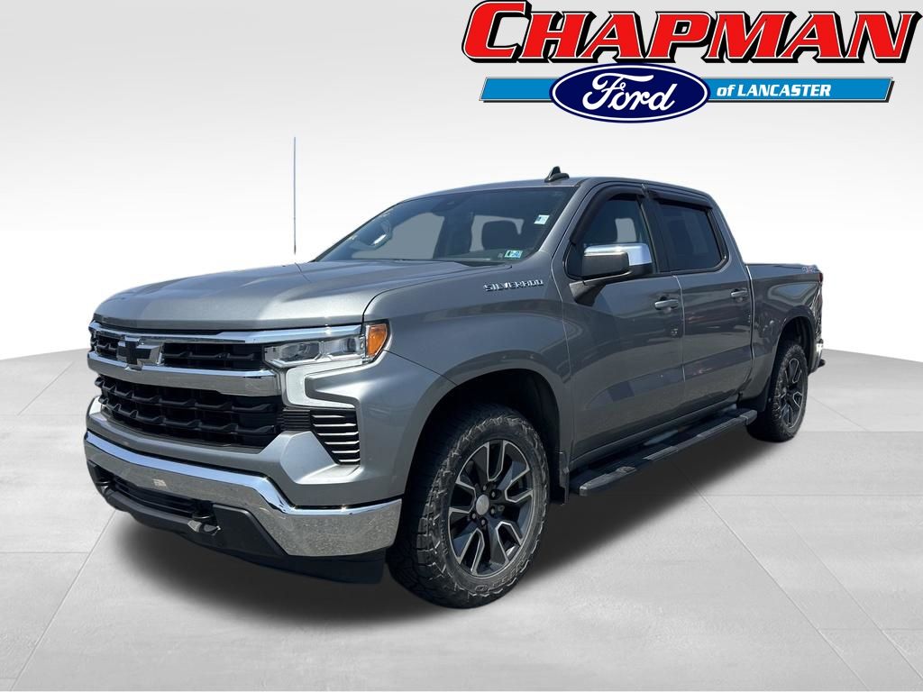 Sterling Gray Metallic 2023 Chevrolet Silverado 1500 Pickup Truck Four-Wheel Drive 8-Speed Automatic