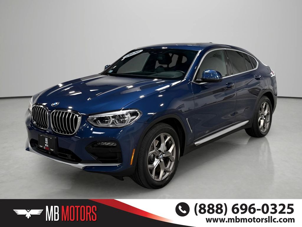 Blue 2020 BMW X4 SUV / Crossover All-Wheel Drive 8-Speed Automatic