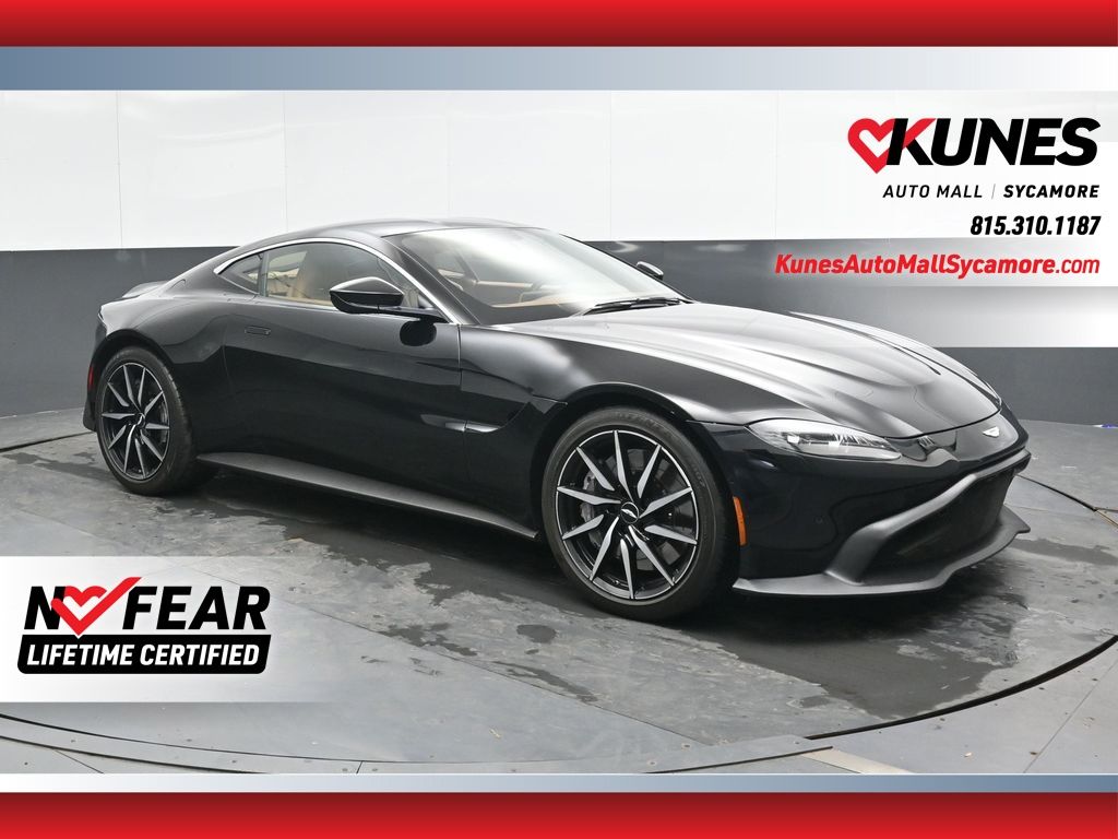 Black 2020 Aston Martin Vantage RWD Coupe Rear-Wheel Drive Automatic