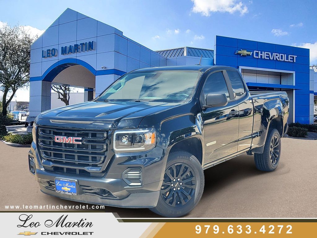 Onyx Black 2022 GMC Canyon Elevation Standard Extended Cab RWD Pickup Truck 4X2 8-Speed Automatic
