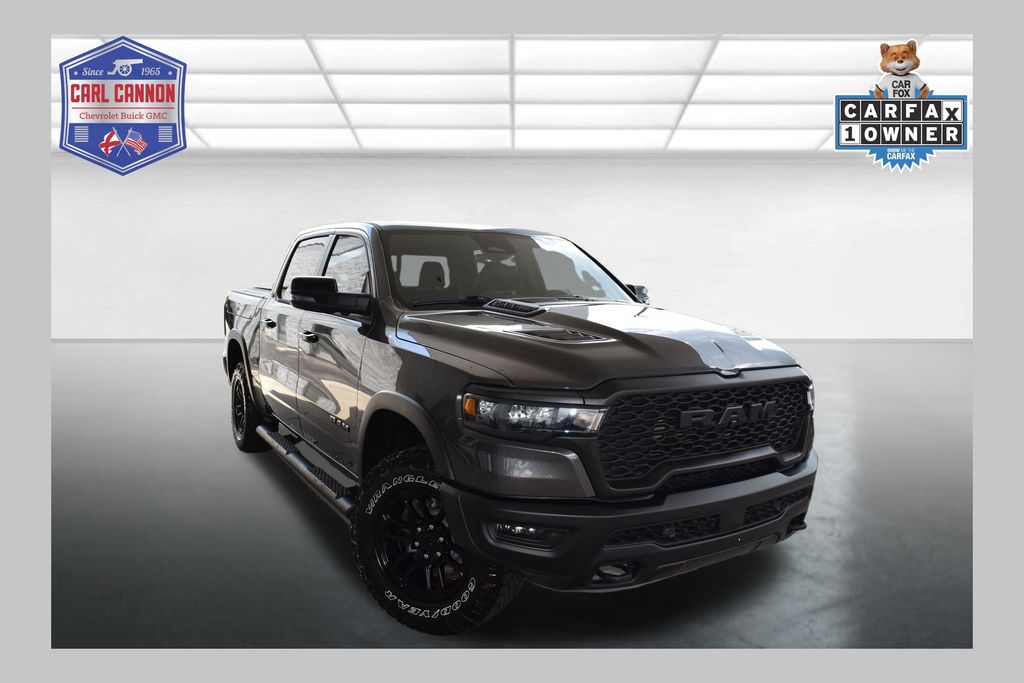 Crystal Metallic 2025 RAM 1500 Pickup Truck Four-Wheel Drive 8-Speed Automatic