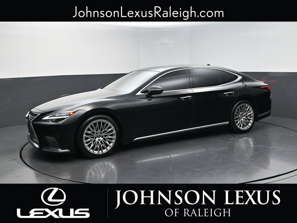 Black (Caviar) 2024 Lexus LS 500 RWD Sedan Rear-Wheel Drive Automatic