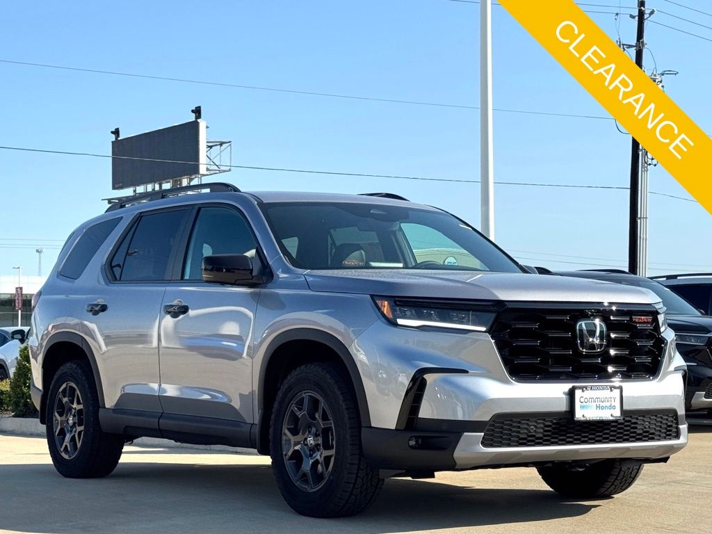 2025 Honda Pilot TrailSport Silver at Bayway Cadillac of The Woodlands