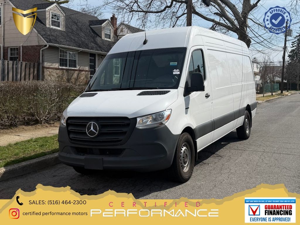 Arctic White 2024 Mercedes-Benz eSprinter 2500 170 High Roof Cargo HO RWD Van Rear-Wheel Drive 1-Speed Automatic