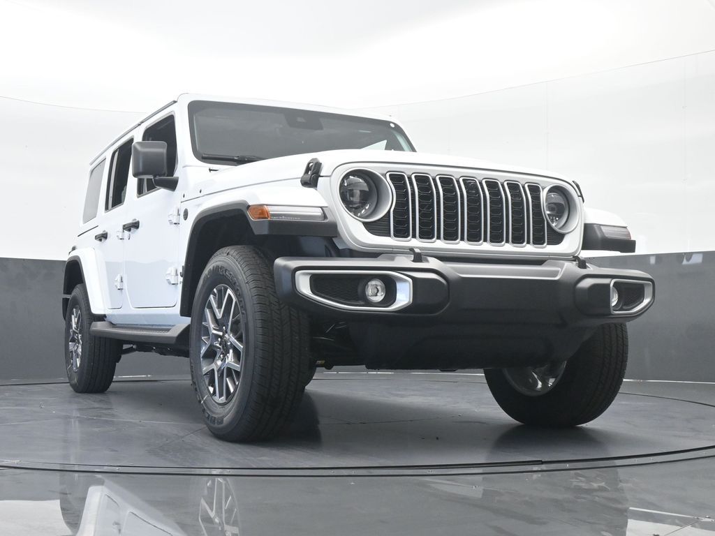 New 2025 Bright White Clearcoat Jeep Sahara image 61