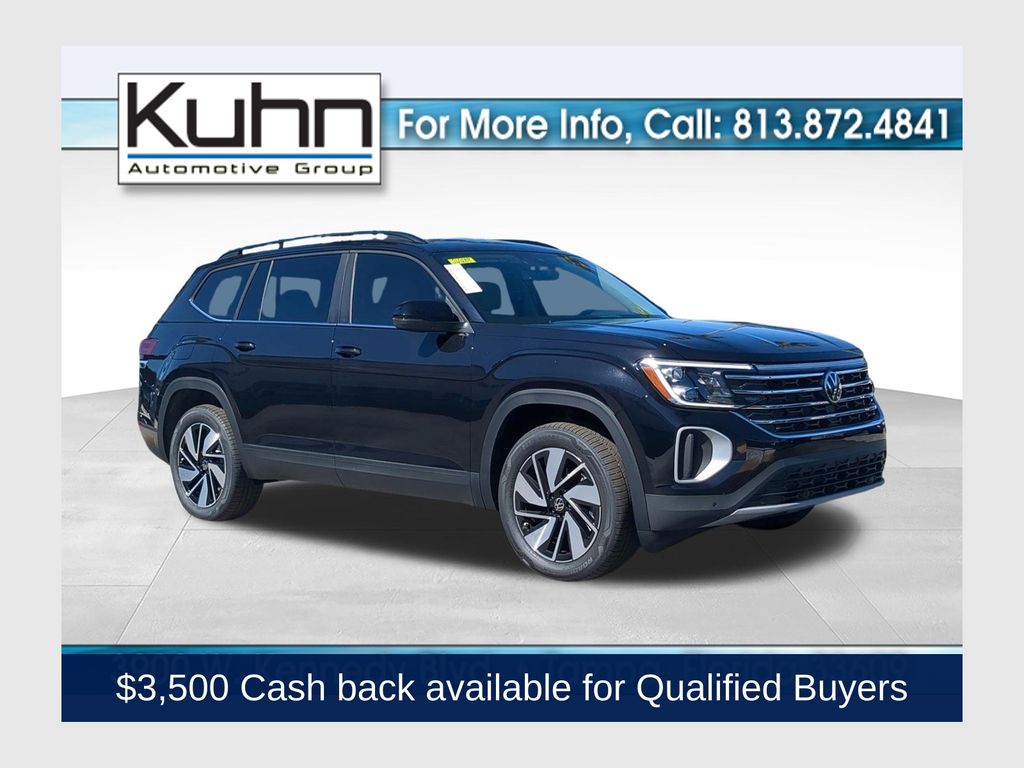 Deep Black Pearl 2026 Volkswagen Atlas SUV / Crossover Front-Wheel Drive 8-Speed Automatic