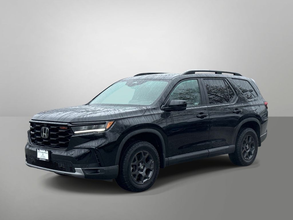 Black 2024 Honda Pilot TrailSport AWD SUV / Crossover All-Wheel Drive Automatic