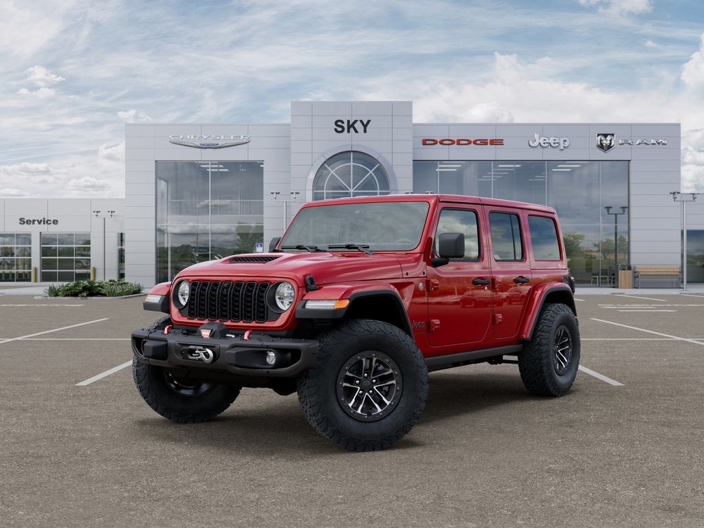 Firecracker Red Clearcoat 2026 Jeep Wrangler Rubicon X 4-Door 4WD SUV / Crossover Four-Wheel Drive 8-Speed Automatic