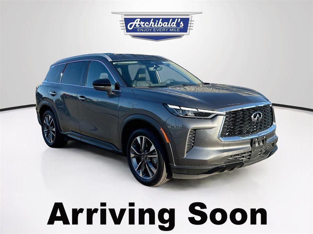 Gray (Graphite Shadow) 2024 INFINITI QX60 SUV / Crossover All-Wheel Drive 9-Speed Automatic