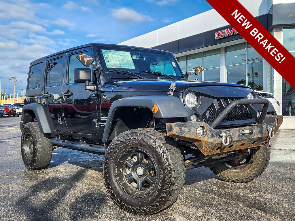 Black Clearcoat 2017 Jeep Wrangler SUV / Crossover Four-Wheel Drive 5-Speed Automatic