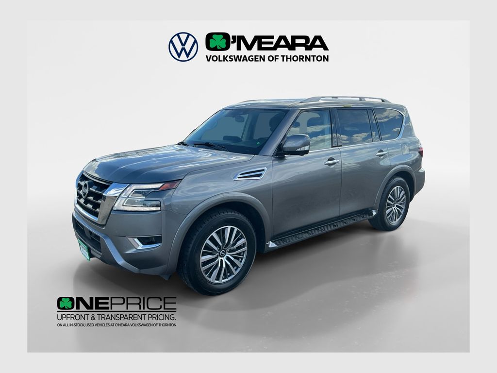 Gray (Gun Metallic) 2024 Nissan Armada SL 4WD SUV / Crossover Four-Wheel Drive 7-Speed Automatic