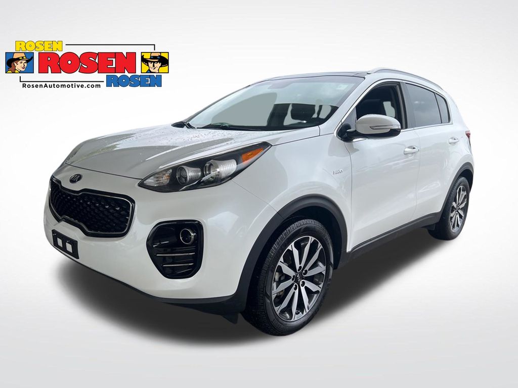 Snow White Pearl 2017 Kia Sportage SUV / Crossover All-Wheel Drive 6-Speed Automatic