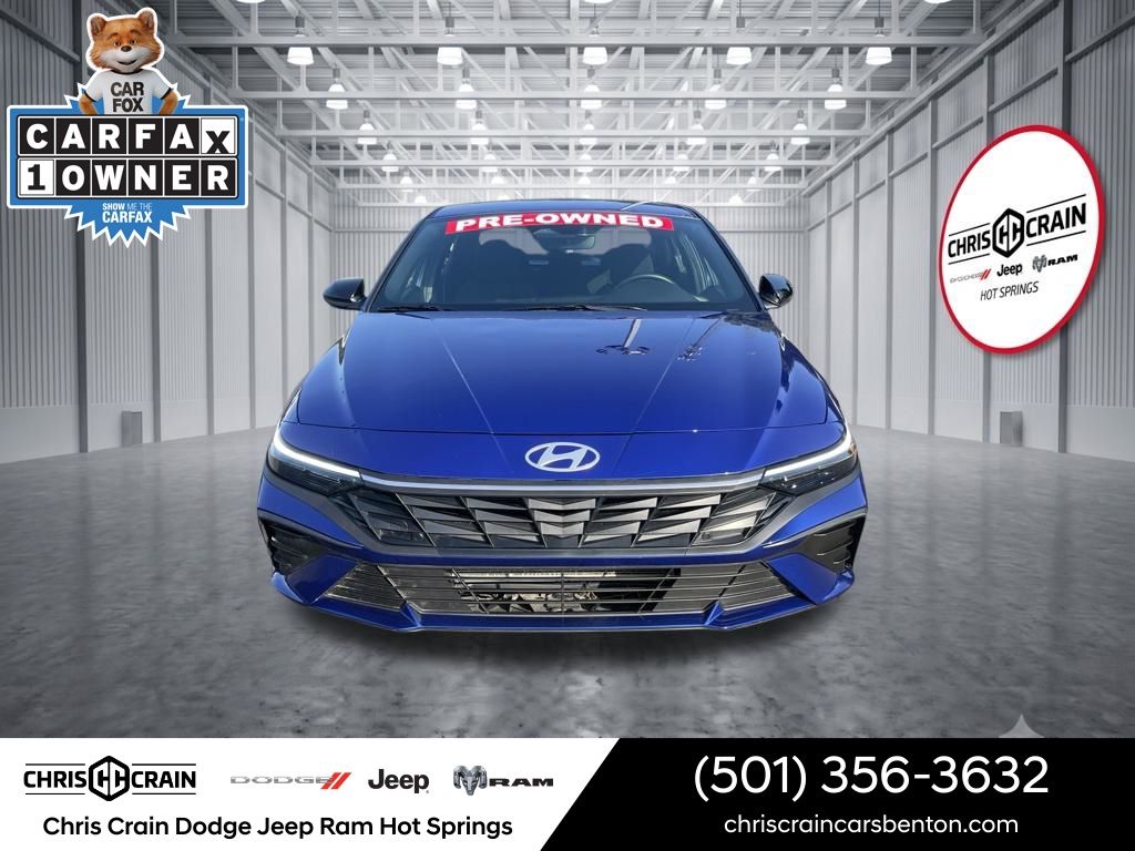 Intense Blue 2025 Hyundai Elantra Sedan Front-Wheel Drive Continuously Variable Transmission