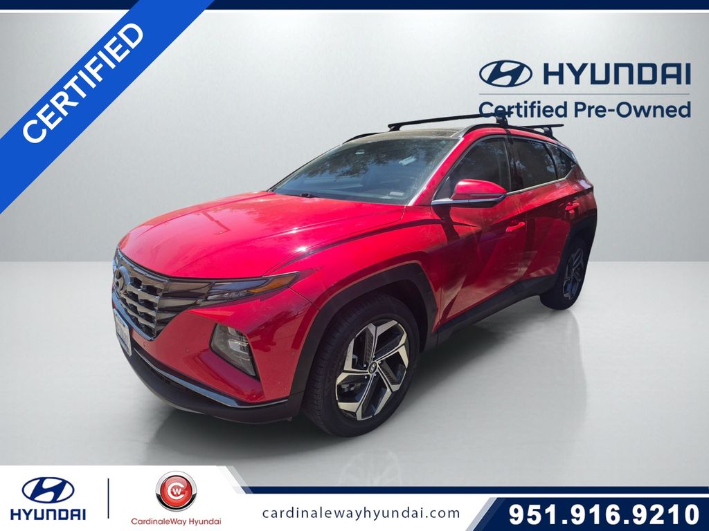 Calypso Red 2022 Hyundai Tucson SUV / Crossover All-Wheel Drive 8-Speed Automatic