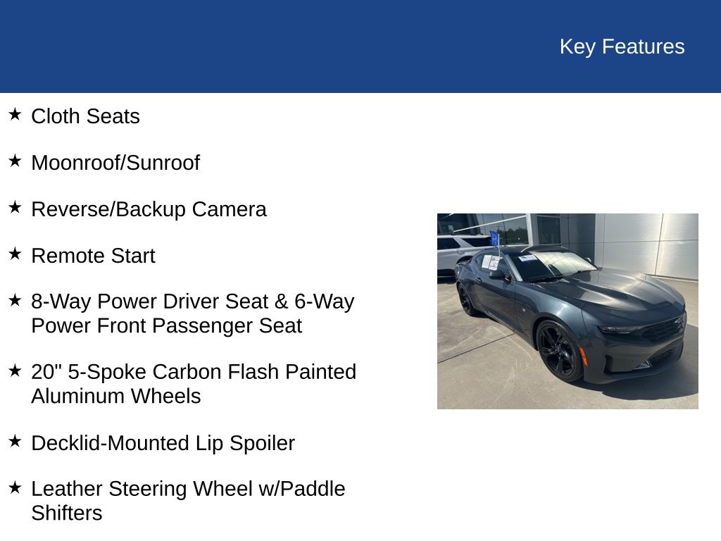 2020 Chevrolet Camaro RWD Coupe 1LT