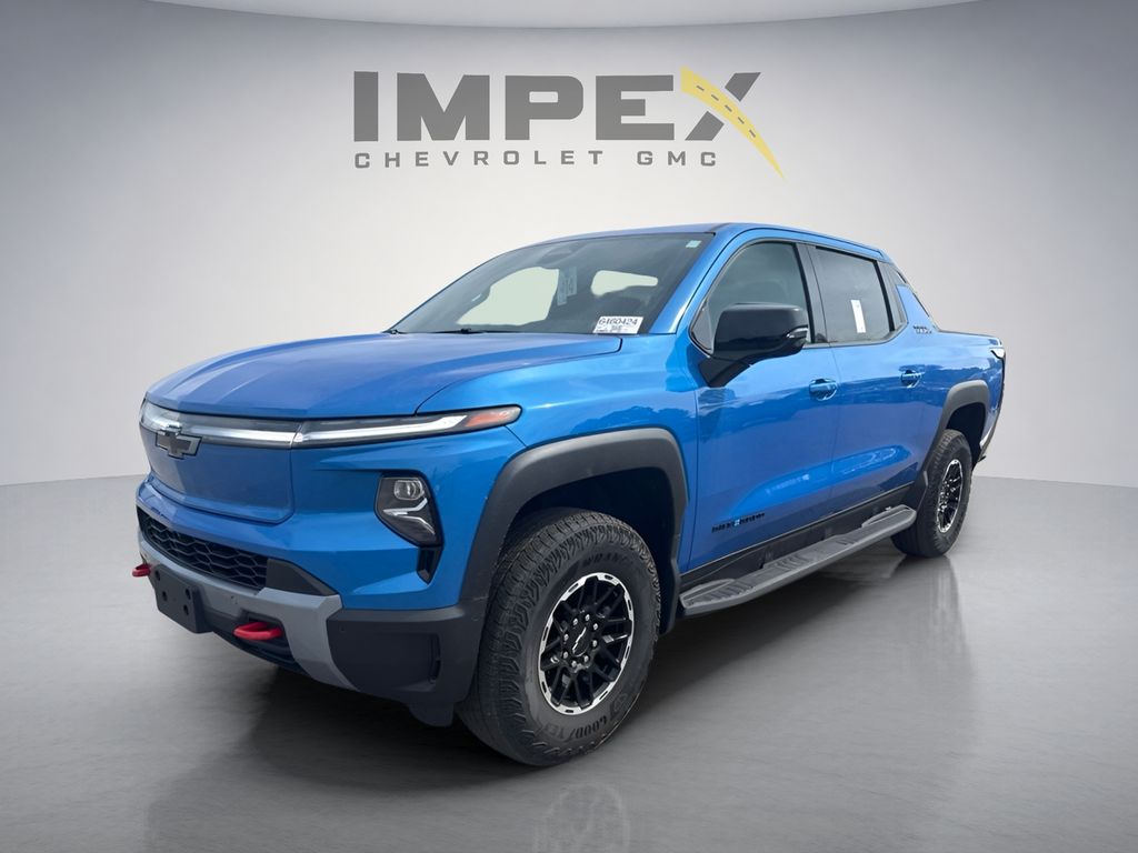 Riptide Blue Metallic 2026 Chevrolet Silverado EV Pickup Truck All-Wheel Drive 1-Speed Automatic