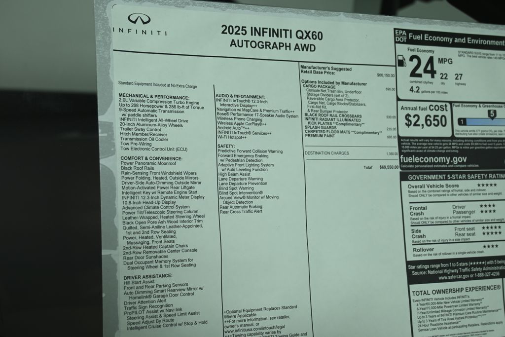 2025 INFINITI QX60 Autograph 30
