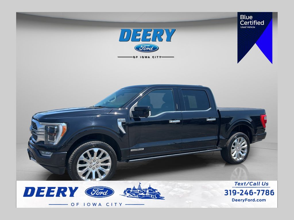 Agate Black Metallic 2022 Ford F-150 Pickup Truck Four-Wheel Drive Automatic