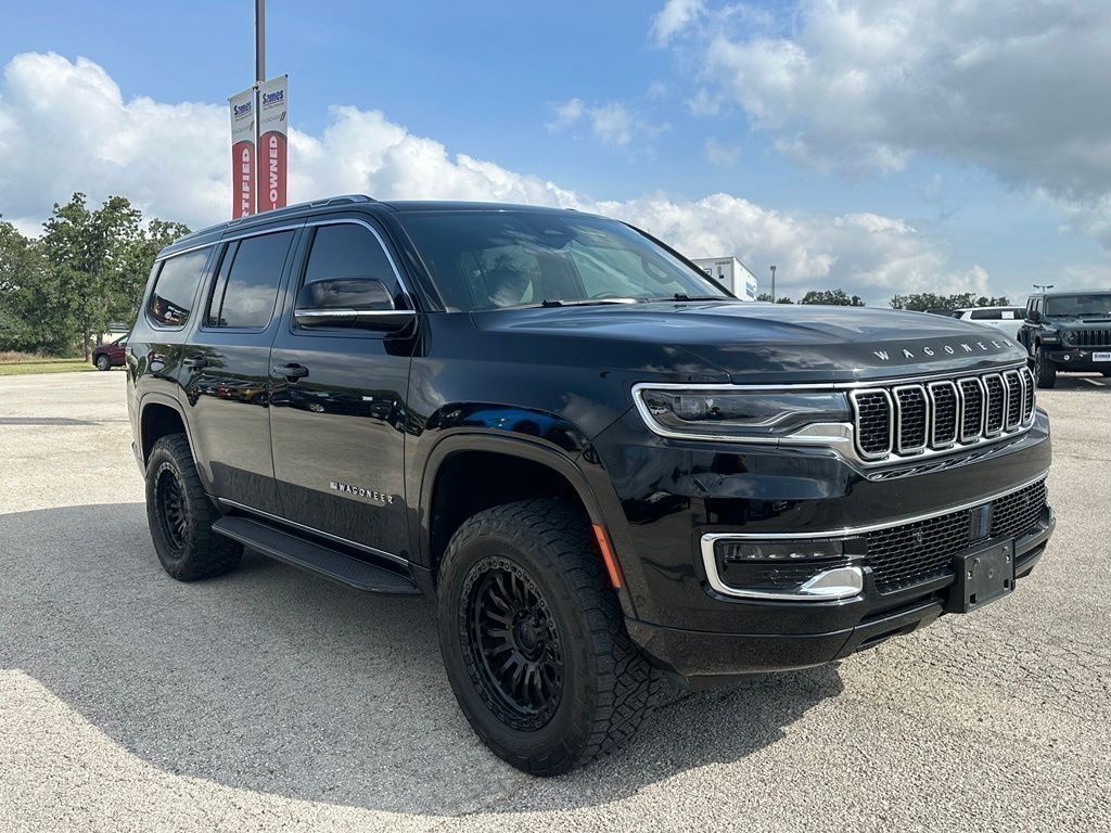 Diamond Black Crystal Pearlcoat 2025 Jeep Wagoneer SUV / Crossover Four-Wheel Drive 8-Speed Automatic