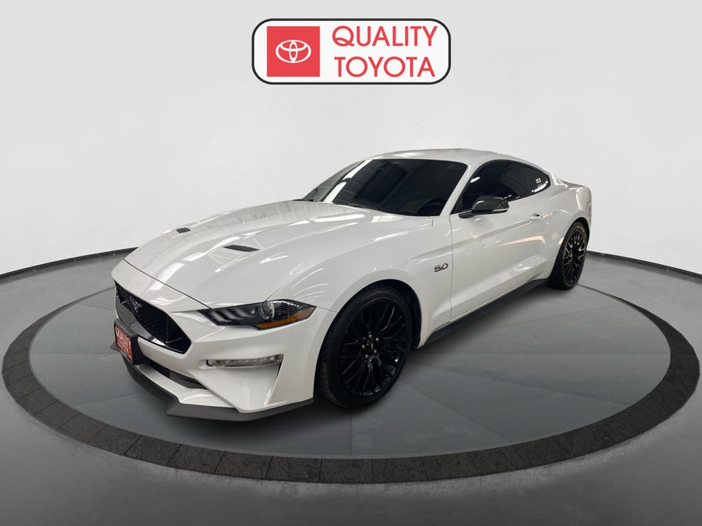 Oxford White 2021 Ford Mustang GT Premium Coupe RWD Coupe Rear-Wheel Drive 6-Speed Manual
